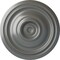 Ekena Millwork Traditional Ceiling Medallion (Fits Canopies up to 4"), Hand-Painted Silver, 14 3/4"OD x 1 3/4"P CM14TRSLS - alternate 1